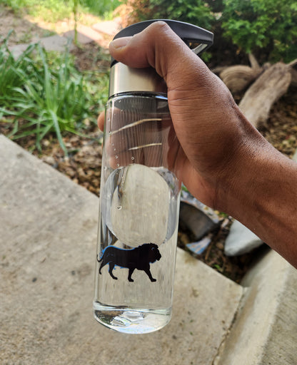 Black Lion water bottle