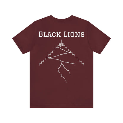 Black Lions T-shirt Maroon