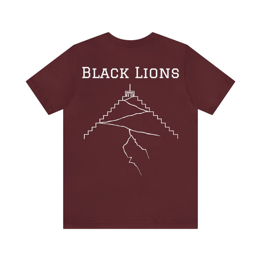 Black Lions T-shirt Maroon