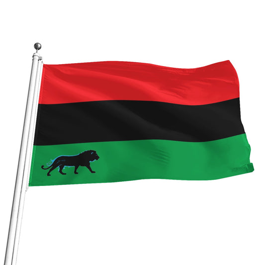 Pan African - Black Lion Flag